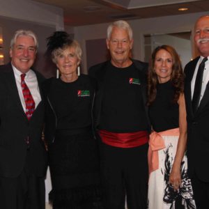 title="06/21/18, The 4th Annual Red Bank Mayor's Charity Ball: Masquerade Ball, Oyster Point Hotel, NJ, Sally Mease, Bill Ralph, Laraine Gaunt, Ted Gaunt, Lynn Cooperhouse, Terrel Cooperhouse"