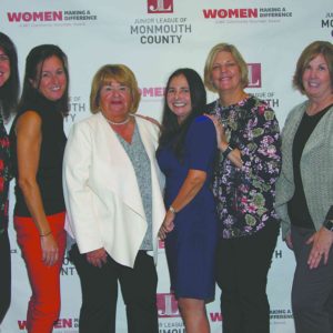 title="12/06/18, Junior League Of Monmouth County Held Annual Women Making A Difference Luncheon, Navesink Country Club, Middletown, NJ, Amy Robinson DeHays, Beth McLoone, Phyllis Peterson, Ashley Hadar, Lorrie Klaric, Dawn Bunyon"