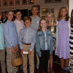 09/13/18, Rumson's Oceanic Free Library Held Biannual Fundraiser: "Once Upon A Time", Sea Bright Lawn Tennis & Cricket Club, Sea Bright, NJ, junior volunteers