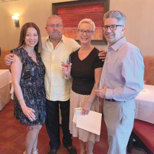 07/18/19, FAIR HAVEN EDUCATION FOUNDATION’S WINE TASTING AND BUYING EVENT, Restaurant Nicholas, Red Bank, NJ, Melanie Brown, David Brown, Ann Brown, Jason Brown