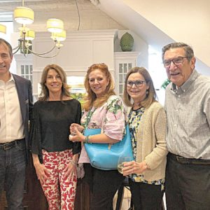 06/27/19, PHILANTHROPIC HAPPENINGS AT LUNCH BREAK, OceanFirst Bank, Red Bank, NJ, John Klein, Christine Bolton, Cindy Hubeny, Linda Littenberg, Abe Littenberg