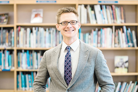 Joseph Lipp, Ph.D. director and lead educator for Oak Hill Academy’s new Socrates High School