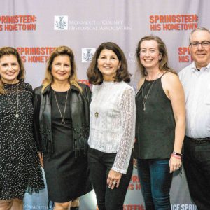 10/31/19, MCHA’S DANCING IN THE DARK PREVIEW PARTY KICKED OFF ‘SPRINGSTEEN: HIS HOMETOWN’ EXHIBIT, NJ, Debbie Docs, Lisa Docs, Lisa Klem Wilson, Vera Hough, Larry Metz