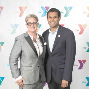 10/24/19, YMCA Stronger Together Gala Honored Community Volunteers, The Addison Park, Aberdeen, NJ, Laurie Goganzer, Sen. Vin Gopal
