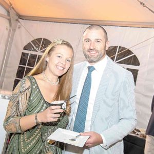 10/24/19, FIFTH ANNUAL INFINITY EVENT: ROARING TWENTIES ON THE BEACH SUPPORTED TIGGER HOUSE FOUNDATION, Edgewater Beach and Cabana Club, Sea Bright, NJ, Carley Dietrick, Zach Dietrick