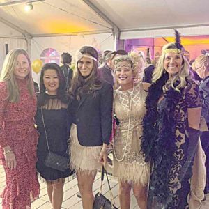 10/24/19, FIFTH ANNUAL INFINITY EVENT: ROARING TWENTIES ON THE BEACH SUPPORTED TIGGER HOUSE FOUNDATION, Edgewater Beach and Cabana Club, Sea Bright, NJ, Curran Scoble, Kim Carey, Kathleen Palmeri, Jennifer Diehl, Debbie Memmott