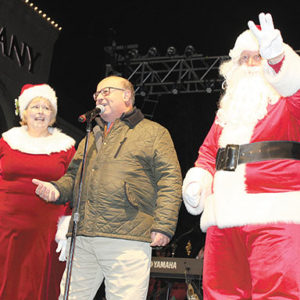 12/12/19, HOLIDAY EXPRESS LIGHTS UP THE TOWN OF RED BANK AND SPREADS HOLIDAY CHEER, Broad Street, Red Bank, NJ, Pat Menna, Jeanne Cosentino, Steve Spahr