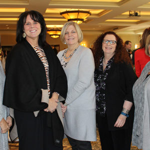 12/05/19, JUNIOR LEAGUE'S COMMUNITY VOLUNTEER AWARD LUNCHEON, Navesink Country Club, Red Bank, NJ, Beth McLoone, Amy Robinson DeHays, Lorrie Klaric, Amy Broza, Phyllis Peterson