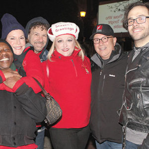 12/12/19, HOLIDAY EXPRESS LIGHTS UP THE TOWN OF RED BANK AND SPREADS HOLIDAY CHEER, Broad Street, Red Bank, NJ, Sheldon Edmond, Lisa Sherman, Joe Bellia, Valerie Dowd, Tom Mancuso, Jimmy Franklin