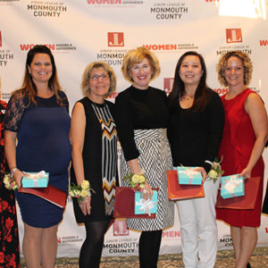 12/05/19, JUNIOR LEAGUE'S COMMUNITY VOLUNTEER AWARD LUNCHEON, Navesink Country Club, Red Bank, NJ, Lori Hohenleitner, Christine Linton, Terri Adelstein, Tiffany Sent, Elga Chen-Hill, Lauren Holman, Ali McMenamy
