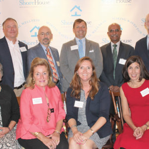 11/14/19, SHORE HOUSE BEACON OF HOPE EVENT: MAKING WAVES FOR MENTAL WELLNESS, Rumson Country Club, Rumson, NJ, Pauline Poyner, Cathy Smith, Rowena Crawford-Phillips, Susan Mazzeo, Hill Creekmore, Dr. Lou Storey, Peder Hagberg, Dr. Stephen Theccanat, Scott Baret