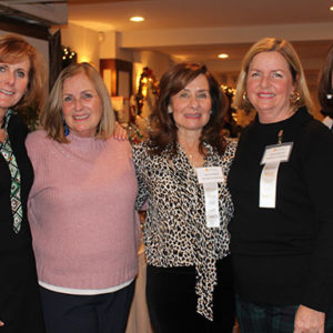 01/09/20, 46TH ANNUAL VNACJ HOLIDAY HOUSE TOUR GIFT BOUTIQUE AND ‘HOLIDAY BASH’ DINNER DANCE, Bridget Murphy, Lynn Spector, Ellen Grossman, Kathy McQuillan, Mindy Minerva