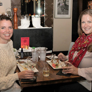11/19/20, TWO RIVER OUTDOOR DINING SCENE: SPOTLIGHT ON DANNY’S STEAKHOUSE AND SUSHI BAR, Sheryl Danielian, Meghan Tamasco.