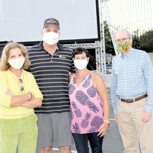 10/08/20, MONMOUTH CONSERVATION FOUNDATION’S DRIVE-IN MOVIE NIGHT, Lisa McKean, Ed Flego, Holly Boylan Flego, Larry Fink