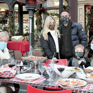 12/10/20, RED BANK WRAPS UP OUTDOOR DINING ON BROADWALK AFTER A VERY SUCCESSFUL SUMMER AND FALL, Stephanie Panas, Jaimie and Billy Antoniou, Dean, Giorgia Sarantides