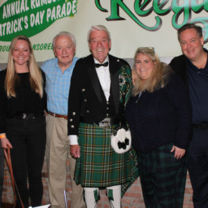 03/19/20, RUMSON ST. PATRICK’S DAY PARADE BOARD MEMBERS PRESENTED SHAMROCK CELEBRATION, John Keegan, Ryan, Alexis, Buddy, Noel, Danny