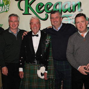 03/19/20, RUMSON ST. PATRICK’S DAY PARADE BOARD MEMBERS PRESENTED SHAMROCK CELEBRATION, John Keegan, John Conklin, John Burgess, Joe Whalen, Sean Clifford