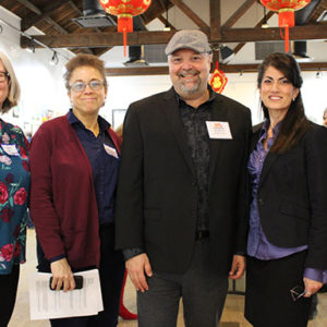 01/30/20 MONMOUTH ARTS HELD ANNUAL MEETING: THE ART AND POWER OF FILM Michelle Williams and Kelly Barratt.