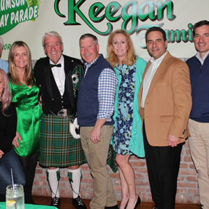 03/19/20, RUMSON ST. PATRICK’S DAY PARADE BOARD MEMBERS PRESENTED SHAMROCK CELEBRATION, John Keegan, Buddy, Jesse, Rozie, Billy Keegan, Karen, Bob, Jimmy Gagliano
