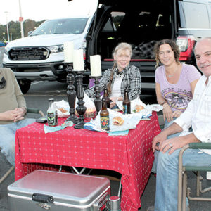 10/08/20, MONMOUTH CONSERVATION FOUNDATION’S DRIVE-IN MOVIE NIGHT, Victor, Susan Rocco, Dawn, Stu Burnett