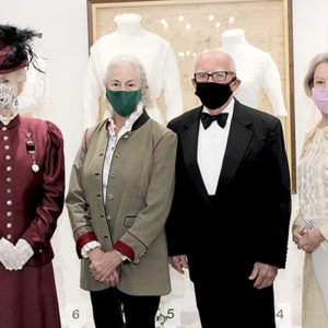 11/05/20, SHREWSBURY HISTORICAL SOCIETY’S WEDDING DRESS FUNDRAISER, Judith Buncher, GeeGee Blair, Don Burden, Robin Blair
