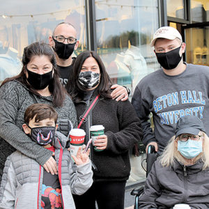 12/03/20, BLACK FRIDAY SHOPPERS DONNED MASKS AND HEADED TO THE GROVE, Pam Hemel, Matthew Bloom, Mark Bloom, Leslie Bloom, Kyle Hemel, Ruth Millstein