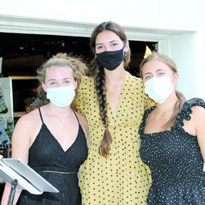 08/06/20, TWO RIVER OUTDOOR DINING SCENE: SPOTLIGHT ON BAHRS LANDING, Audrey Beyer, Rose Patricia, Hannah DuPrey