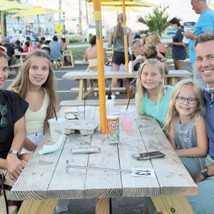 09/03/20, TWO RIVER OUTDOOR DINING SCENE: SPOTLIGHT ON WOODY’S OCEAN GRILLE, Ginger, Lyla, Eva, Parker, Todd Whitenack