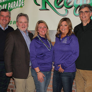 03/19/20, RUMSON ST. PATRICK’S DAY PARADE BOARD MEMBERS PRESENTED SHAMROCK CELEBRATION, Joe Whalen, Ben Lucarelli, Megan Pelino-Whalen, Pat Wotton, John Conklin