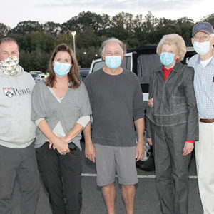 10/08/20, MONMOUTH CONSERVATION FOUNDATION’S DRIVE-IN MOVIE NIGHT, Michael DuPont, Tracy Cole, Chris Cole, Gloria Nilson, Len Nilson