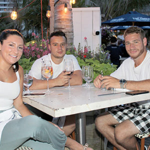 08/20/20, TWO RIVER OUTDOOR DINING SCENE: SPOTLIGHT ON BEACH TAVERN, Alyssa Foccillo, Chris Bocchino, John Galante
