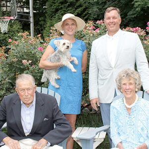 07/02/20, MONMOUTH COUNTY HISTORICAL ASSOCIATION HELD ‘STAY AT HOME’ GARDEN PARTY, Shea Jones, Dr. Chuck Jones, Charlie Jones, Hope Haskell Jones