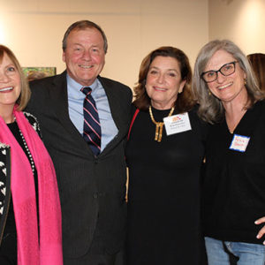 01/30/20 MONMOUTH ARTS HELD ANNUAL MEETING: THE ART AND POWER OF FILM Nichole Nappi of the Jersey Shore Arts Center in Ocean Grove, Dee Hoban of the Arcadian Chorale of Matawan, board chair Joe Barris, Gina Marie Michelini of MC2 Funding the Arts and Giselle Burnley
