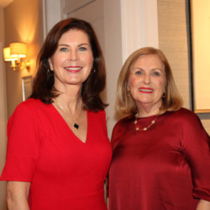 02/20/20 MONMOUTH COUNTY HISTORICAL ASSOCIATION HELD 13TH ANNUAL RED LUNCHEON, Claire Knopf, Lynn Spector.