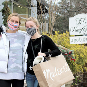 12/03/20, BLACK FRIDAY SHOPPERS DONNED MASKS AND HEADED TO THE GROVE, Carolyn Downey, Katie Considine