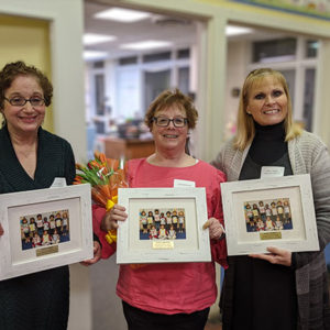 02/06/20 RUMSON EDUCATION FOUNDATION’S WINTER FUNDRAISER: CELEBRATION FOR EDUCATION Heidi Zaentz, Donna Minchew and Nancy Trimble.