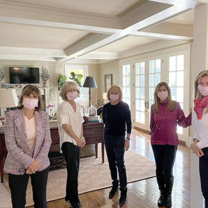 11/26/20, POWER OF PINK LUNCHEON CELEBRATED 25TH ANNIVERSARY, Pari Harrison, Ann Hawley, Susan Mindham, Jill Gordon, Leslie Hitchner