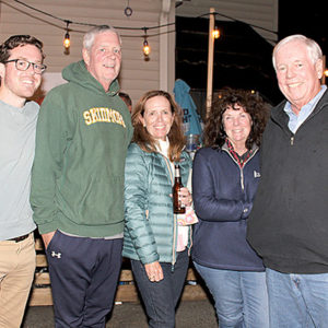 10/08/20, TWO RIVER OUTDOOR DINING SCENE: SPOTLIGHT ON VAL’S TAVERN, Matt, Andy, Maribeth, Pam, Chris