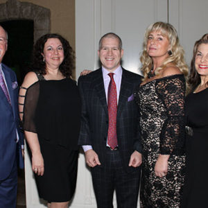 02/13/20 CENTRASTATE HEALTHCARE FOUNDATION’S ‘A NIGHT IN OZ’ CELEBRATION BALL John Gribbin with Juana Buergo; honoree Dr. Mark McLaughlin, recipient of the Brain Award; Tatyana Ilkiv; and Elizabeth Larys-Gasko