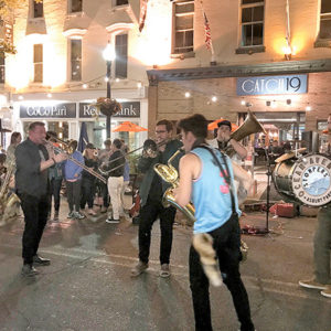 12/10/20, BROAD STREET MUSIC SERIES WAS A BIG HIT IN RED BANK; MONMOUTH BEACH OFFERED MUSIC SCENE AS WELL, The Ocean Avenue Stompers