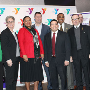 01/30/20 YMCA OF GREATER MONMOUTH COUNTY HOSTED 31ST ANNUAL COMMEMORATIVE BREAKFAST: DR. MARTIN LUTHER KING JR. Christian Buckman, Laurie Goganzer, Samara O’Neill, Craig McGraw, Chris Curcia, Michael Wright, Anthony Altobelli, Noel Spear and Shari Scaramuzzo.