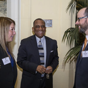 03/19/20, MONMOUTH UNIVERSITY HONORS DENIS J. GALLAGHER WITH PRESTIGIOUS AWARD, Lauren Harms Kreig, Ronald Kornegay, Michael Kreig