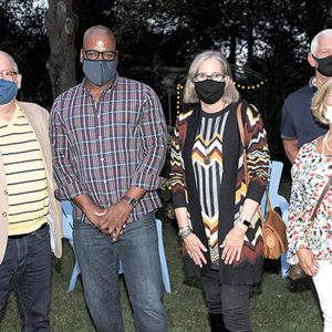 10/15/20, ASBURY PARK MUSIC FOUNDATION HELD FUNDRAISER FOR STUDENT SCHOLARSHIPS, Bob Fouratt, Bernard Dotson, Mary Eileen Fouratt, David Norris, Ellen Gaynor