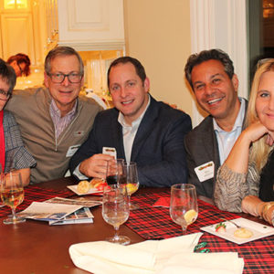 01/23/20 LUNCH BREAK THANKS SUPPORTERS AND FRIENDS FOR THEIR DEDICATION Laurie Robinson, Greg Robinson, TJ Pingitore, board member Phil Antoon and Danielle Antoon.