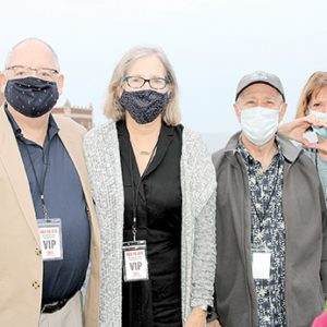 10/01/20, MONMOUTH ARTS HELD ‘ROCK THE ARTS’ GALA, Bob Fouratt, Mary Eileen Fouratt, Tom Gilmour, Patti Gilmour