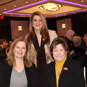 01/30/20 YMCA OF GREATER MONMOUTH COUNTY HOSTED 31ST ANNUAL COMMEMORATIVE BREAKFAST: DR. MARTIN LUTHER KING JR. Julie Gallanty of the NJ YMCA Alliance, Assemblywoman Serena DiMaso and Sue Kiley