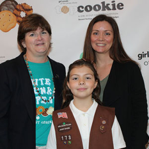01/23/20 GIRL SCOUTS OF THE JERSEY SHORE KICK OFF COOKIE SEASON AND ‘DESSERT SHOWDOWN’ Eileen Higgins joined Brenna McCormick and her mom, Laura McCormick.