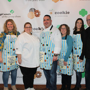 01/23/20 GIRL SCOUTS OF THE JERSEY SHORE KICK OFF COOKIE SEASON AND ‘DESSERT SHOWDOWN’ Julie LaBruto, Jodie Edwards, Tammy Garcia and Jason Crispin, JoAnne Macalik, Dana and James Costello