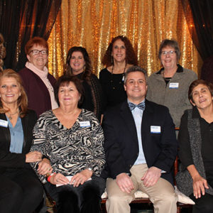 02/06/20 RED BANK BUSINESS ALLIANCE’S NEW YEAR, NEW FLAVOUR Marta Quinn, board member Marilyn Pearlman, executive director Steve Heisman, and advisory board member Ruth Bushinger. Standing: office manager Tara Heisman, advisory board member Ellen Davis, Kate Ryan, board members Debbie Eisenstein and Susan Harbison and Jim Harbison.