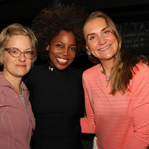 02/13/20 WEFORUM AND MONMOUTH MEDICAL CENTER PARTNERED TO PRESENT 5TH ANNUAL FIT CRAWL Renee Szalkowski, Joy Martin and Masha Moro.